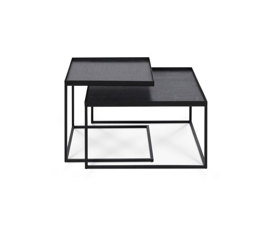 Tray Tables Square Coffee Table, Black Square Coffee Table Tray
