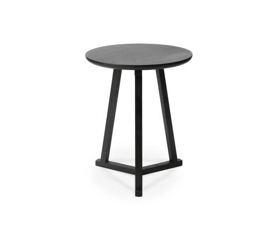 Tripod | Oak black side table - varnished | Mesas auxiliares | Ethnicraft