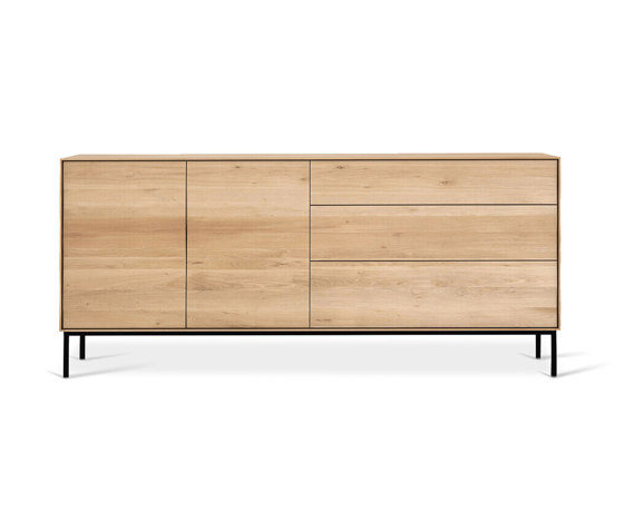 Whitebird | Oak sideboard - 2 doors - 3 drawers - varnished | Buffets / Commodes | Ethnicraft