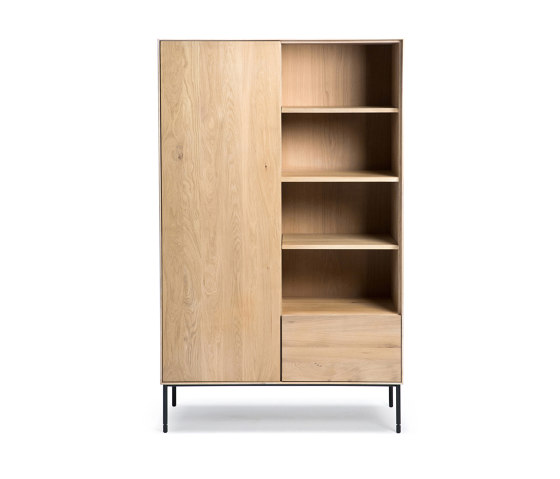 Whitebird | Oak storage cupboard - 1 door - 1 drawer - varnished | Armarios | Ethnicraft