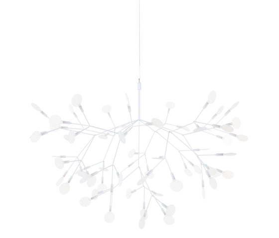 Heracleum II Suspended - Large White | Suspended lights | moooi