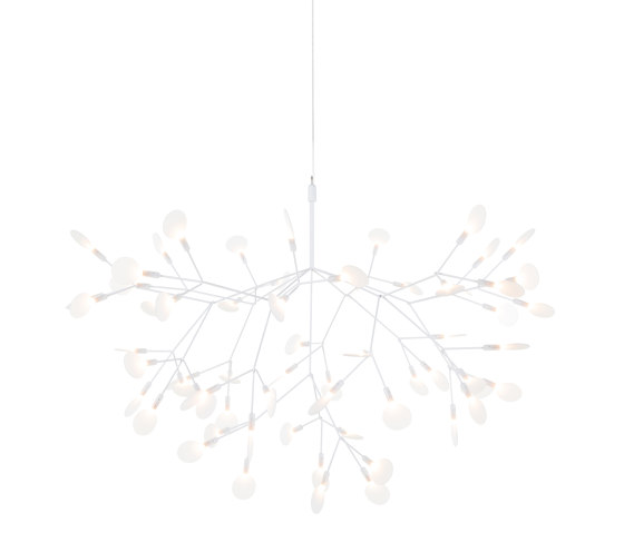 Heracleum II Suspended - Large White | Suspended lights | moooi