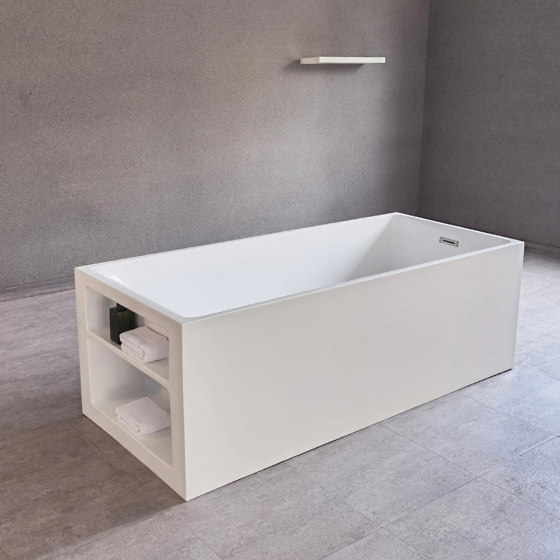 ACRYLIC | Perth Freestanding Acrylic Bathtub - 170cm | Bathtubs | Riluxa