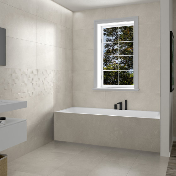 CORIAN® | AQUILA Built-in DuPont™ Corian® Bathtub - 1 Panel | Bathtubs | Riluxa