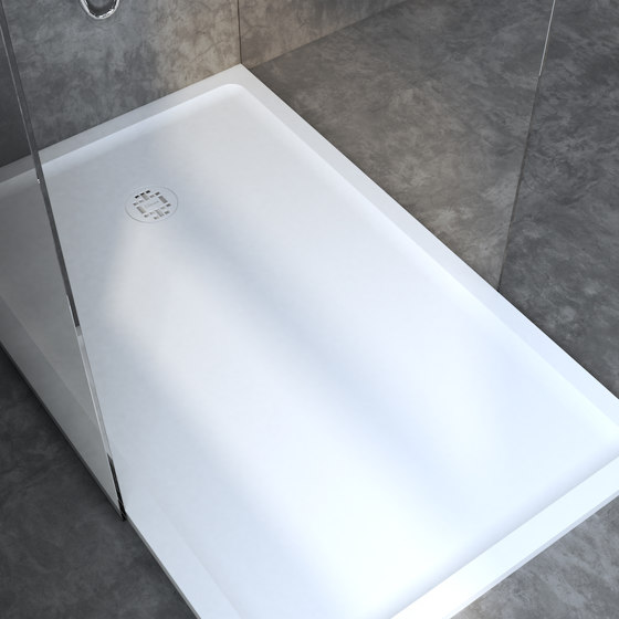 CORIAN® | Plato de ducha ultrafino Smart en DuPont™ Corian® - a medida | Platos de ducha | Riluxa