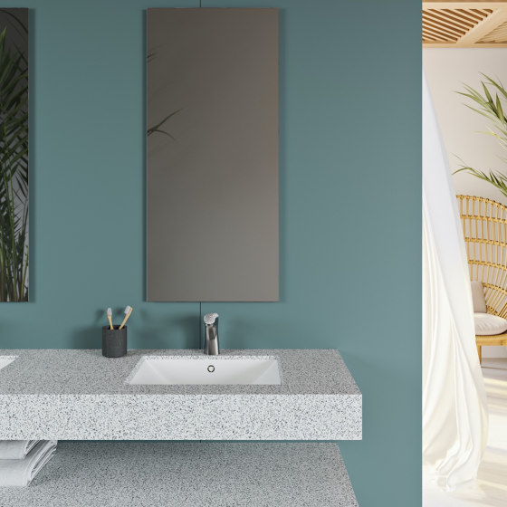 CORIAN® COLOUR | Refresh Corian® Colour Wall Mounted Washbasin | Wash basins | Riluxa