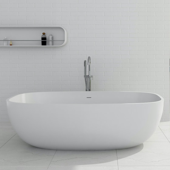 SOLID SURFACE | Biarritz Vasca da bagno indipendente in Solid Surface - 170cm | Vasche | Riluxa