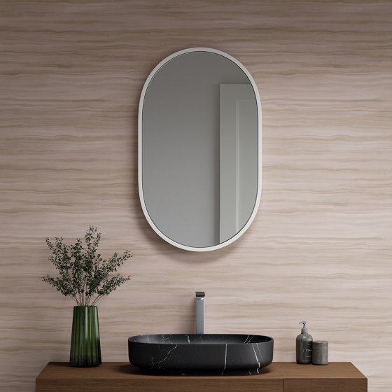 SOLID SURFACE | Cloud Solid Surface Mirror | Bath mirrors | Riluxa