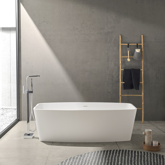 SOLID SURFACE | Corvus Freestanding Solid Surface Bathtub | Bathtubs | Riluxa