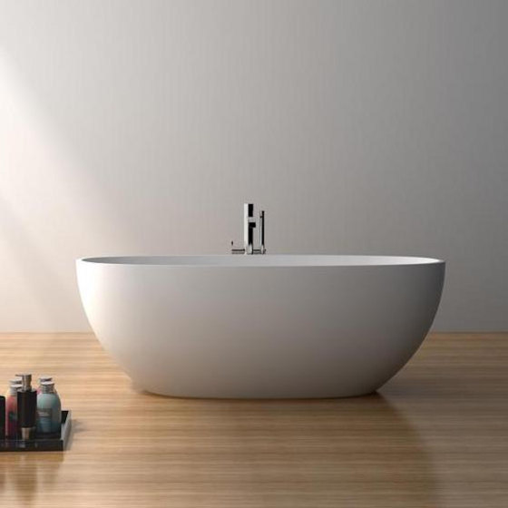 SOLID SURFACE | Nimes Vasca da bagno indipendente in Solid Surface - 165cm | Vasche | Riluxa