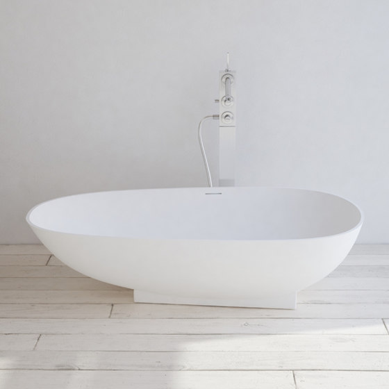 SOLID SURFACE | Paris Freestanding Solid Surface Bathtub | Bathtubs | Riluxa