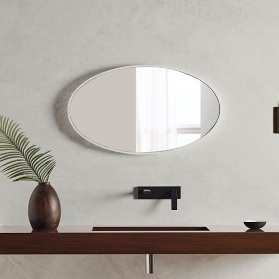 SOLID SURFACE | Pearl Solid Surface Mirror | Bath mirrors | Riluxa