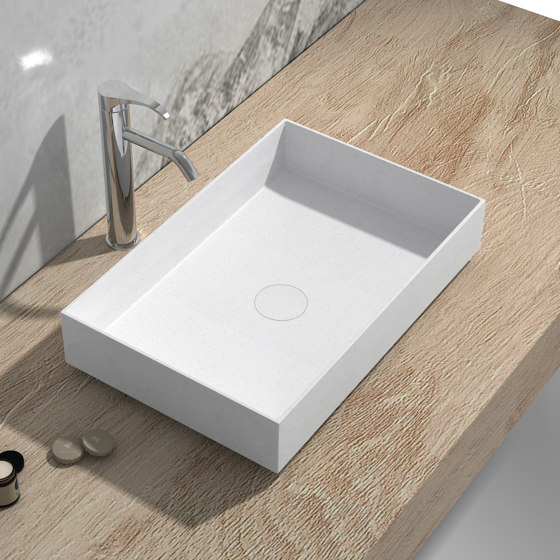 SOLID SURFACE | Zinnia Solid Surface Countertop Washbasin | Wash basins | Riluxa