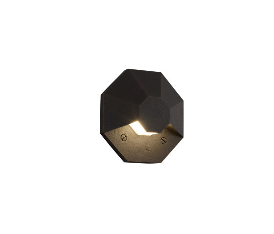 Octo 1 Wall Light, Weathered Brass | Outdoor recessed wall lights | Original BTC