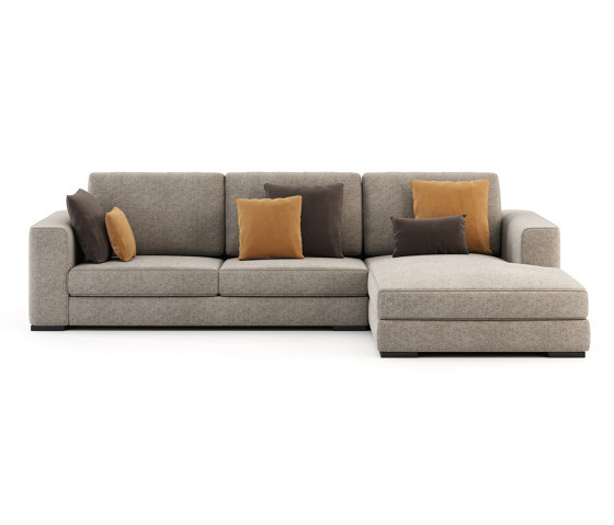 Grey Sofa with Chaise Longue | Sofás | Laskasas