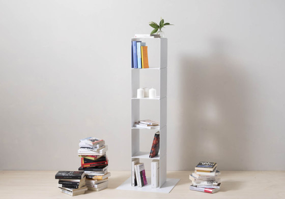 TEEtem 5 levels White Column storage | Shelving | Teebooks