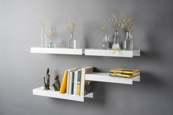 BigTEE  60 cm White Design Wall Shelf | Shelving | Teebooks
