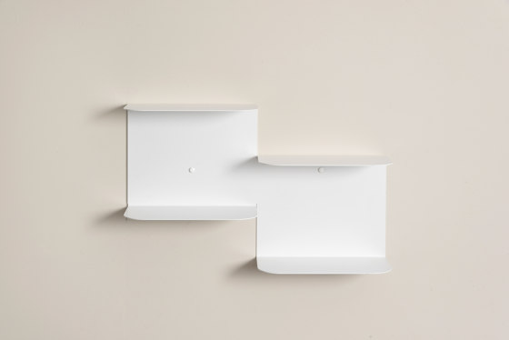 Delo Lindo White Design Wall Shelf | Shelving | Teebooks