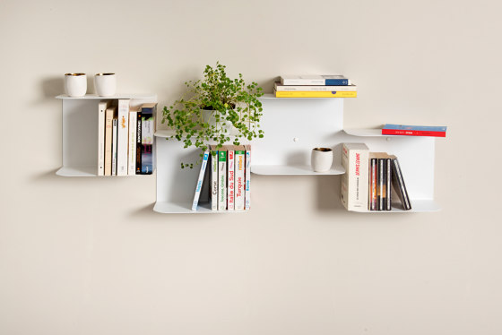 Delo Lindo White Design Wall Shelf | Shelving | Teebooks