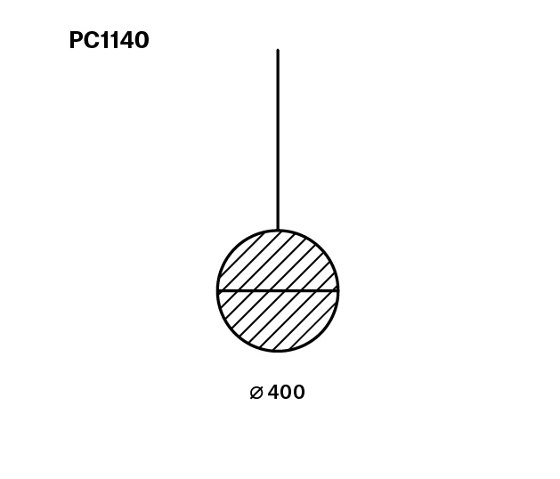 Geometric Circle Full PC1140 | Lámparas de suspensión | Brokis