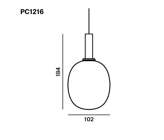 Ivy Single M PC1216 | Lampade sospensione | Brokis