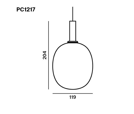 Ivy Single L PC1217 | Lampade sospensione | Brokis