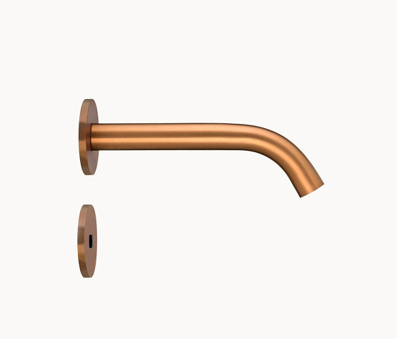 Radius | PVD Copper TSL.886 150mm IR Sensor Tap - Battery Power | Wash basin taps | The Splash Lab