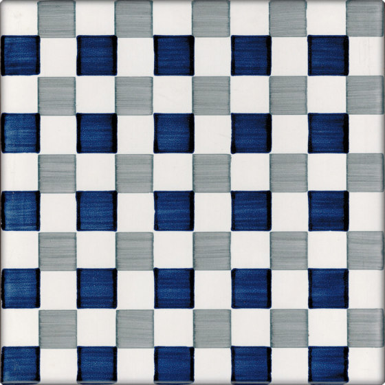 LR CO Dama Dritta Bicolor 5 Blu Grigio | Ceramic tiles | La Riggiola