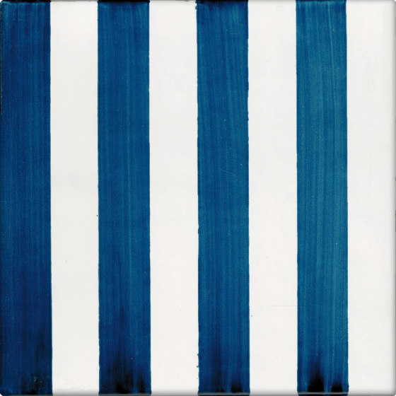 LR CO Righe Monocolore 4 Blu | Piastrelle ceramica | La Riggiola