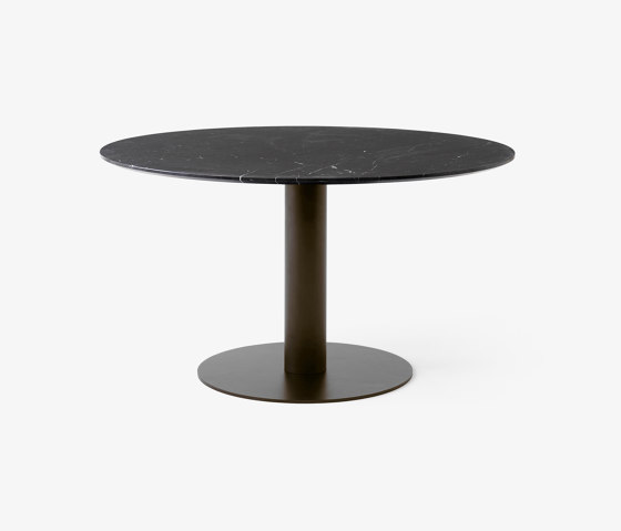 In Between SK20 Nero Marquina w. Bronzed base | Dining tables | &TRADITION