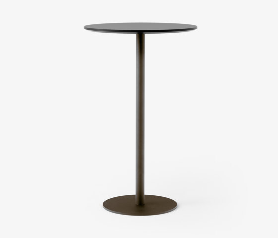In Between SK22 Black Fenix Laminate w. Bronzed base | Standing tables | &TRADITION