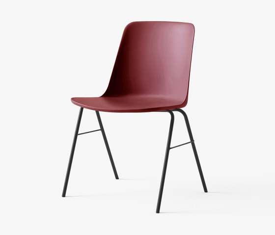Rely HW26 Black w. Red Brown | Chaises | &TRADITION