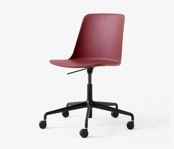 Rely HW28 Black w. Red Brown | Chaises | &TRADITION
