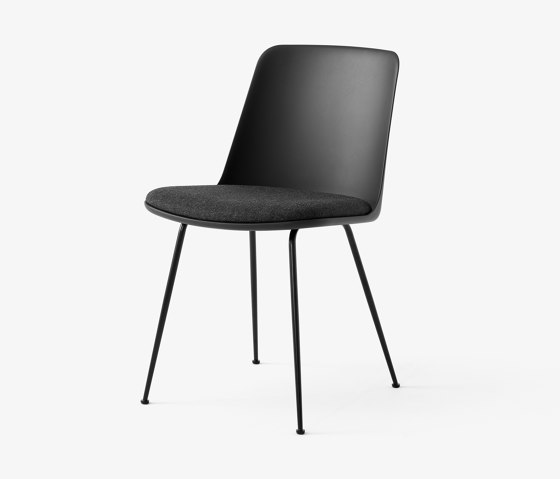 Rely HW7 Black w. Black & Re-wool 198 | Chairs | &TRADITION