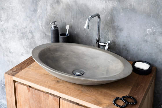 Mojo Natural Concrete Basin - Sink - Vessel - Washbasin | Wash basins | ConSpire