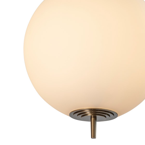 Nova | Globe Pendant - Antique Brass | Suspended lights | J. Adams & Co