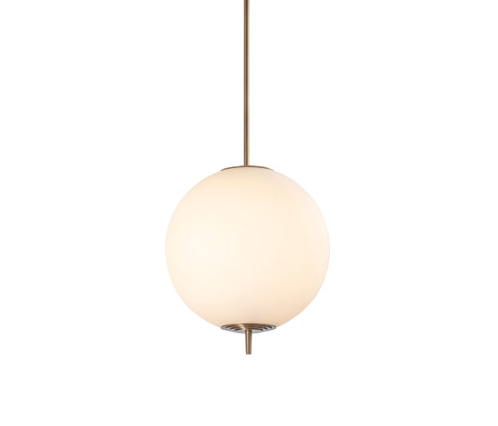 Nova | Globe Pendant - Antique Brass | Lampade sospensione | J. Adams & Co