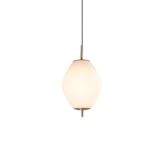 Nova | Tall Pendant - Antique Brass | Suspensions | J. Adams & Co