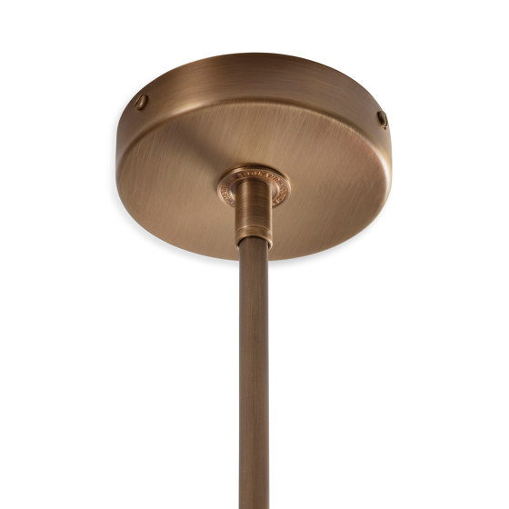 Nova | Wide Pendant - Antique Brass | Suspensions | J. Adams & Co