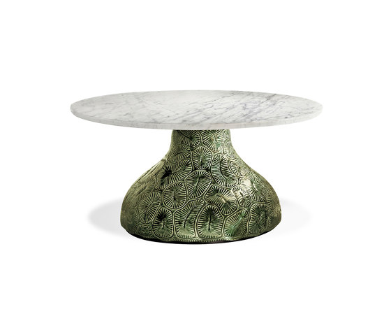 Sydney | Tavolino con base in ceramica | Tavolini bassi | HESSENTIA | Cornelio Cappellini