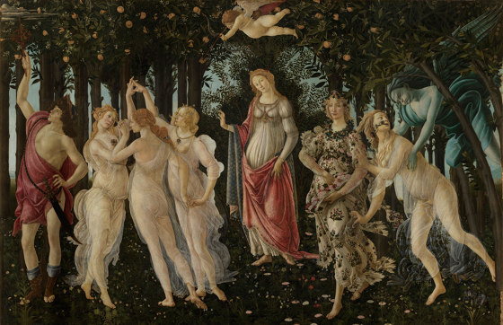 Sandro Botticelli: Primavera | Peintures murales / art | TECNOGRAFICA