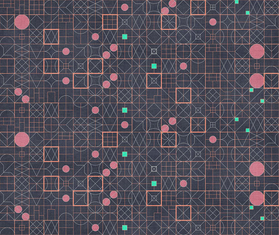 Geometrismo Colored Denim | Wandbilder / Kunst | TECNOGRAFICA