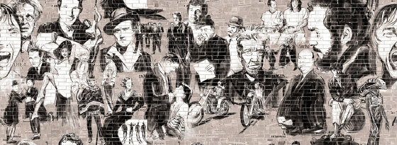 Wall of Fame Dark | Wall art / Murals | TECNOGRAFICA