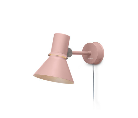 Type 80™ Wall Light Rose pink with cable and plug | Appliques murales | Anglepoise