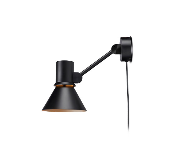 Type 80™ Wall Light W2 Matt Black with cable and plug | Appliques murales | Anglepoise