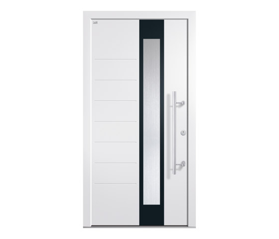 Aluminum clad wood entry doors | Design Type 1106 by Unilux | Entrance doors