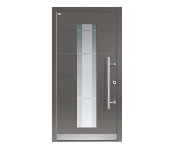 Aluminum clad wood entry doors | Design Type 1107 | Entrance doors | Unilux