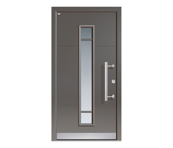 Aluminum clad wood entry doors | Design Type 1108 | Entrance doors | Unilux