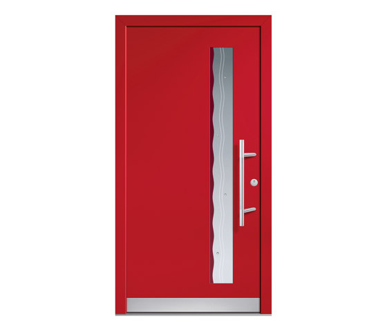 Aluminum clad wood entry doors | Design Type 1110 | Entrance doors | Unilux