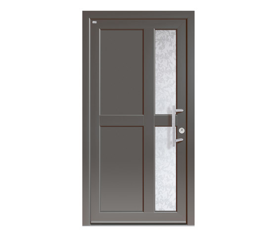 Aluminum clad wood entry doors | Design Type 1202 | Entrance doors | Unilux